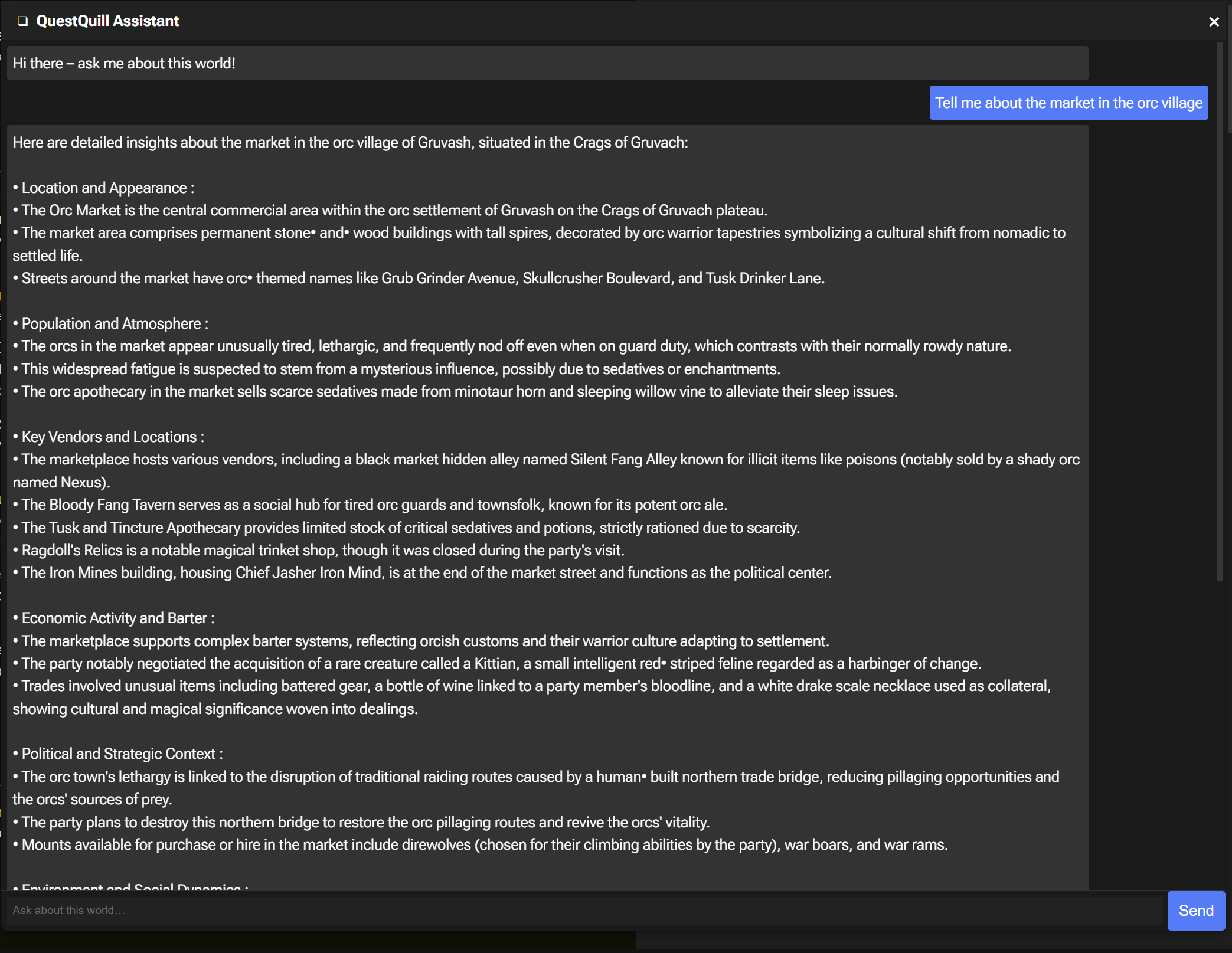 Demo of Notes