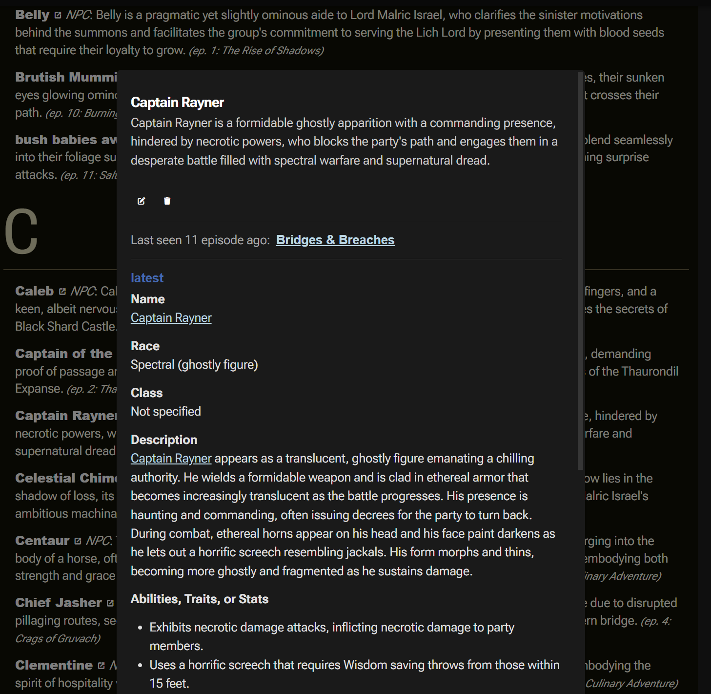 Demo of Notes